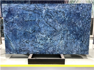 Blue Bahia Granite Slabs For Interior Design