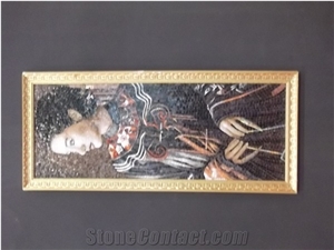 Figure Style Wall Mosaic Pictures Marble Mosaic Art Work
