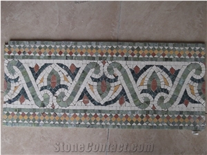 Interior Stone Mosaic Design Wall Border Decoration