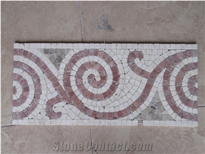 Interior Stone Mosaic Design Wall Border Decoration
