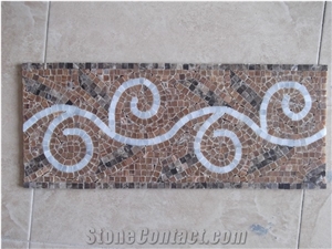 Interior Stone Mosaic Design Wall Border Decoration Tiles