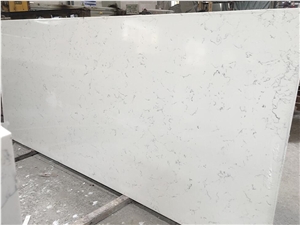 Hot Sale Carrara White Quartz Prefab Kitchen Worktops