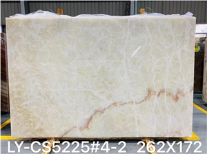 Beautiful Big White Ice Onyx Natural Stone For Decoration