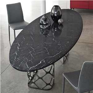 Black Marquina Marble Bench Top Nero Marquina Table Top