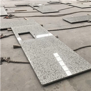 China Cheap Bala White Granite Stone L Shape Countertops