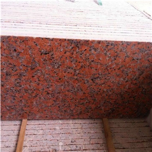 China G562 Maple Red Granite Full Bullnose Countertops