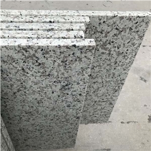 Flat Edge 3Cm Bala White Granite Worktops Bench Tops
