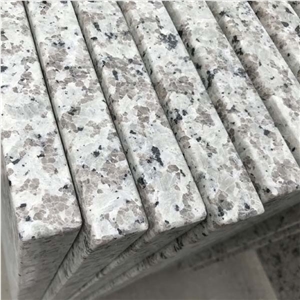 Flat Edge 3Cm Bala White Granite Worktops Bench Tops