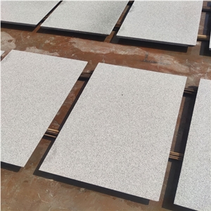 White Granite Pavers, Bush Hammered Granite Paving