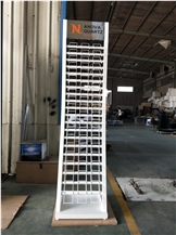 SRL105 -- Granite Marble Stone Sample Display Stand Rack