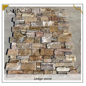 UNION DECO Natural Beige Slate Stacked Stone Veneer For Wall