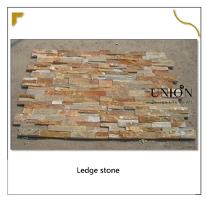 UNION DECO Slate Culture Stone Yellow Beige Wall Cladding