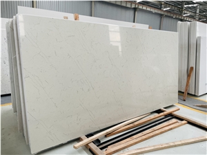 Everest White Quartz Slab