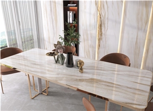 Evora Gold Sintered Stone Finished Product
