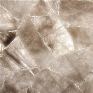 Smoky Quartz Semiprecious Stone Tile