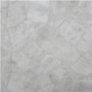 White Quartz Semiprecious Stone