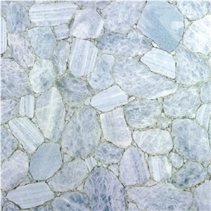 Calcite Blue Semiprecious Stone Tile