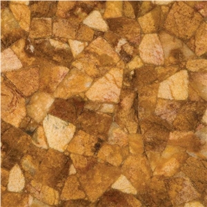 Chocolate Quartz Semiprecious Stone Tile