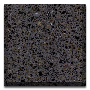 New Trend Artficial  Brown Stone Terrazzo Slabs