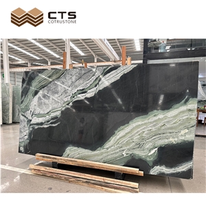 Nice Interior Decoration Ice Jade Green Verde Marble Slabs