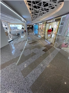 Cement Terrazzo Mall Indoor Use Flooring Project