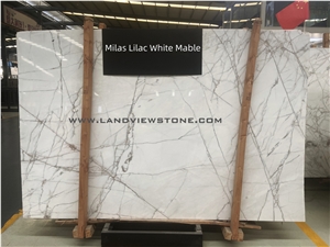 Milas Lilac White Marble, Milas New York Marble Slab