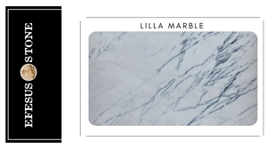 Milas White Lilac Marble