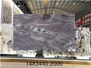 Aqua Royal Aquarella Purple Quartzite Slab In China Market