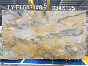 Jacaranda Oro Gold Giallo Slab In China Stone Market
