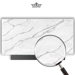 Hot Sale White Quartz Slab 5006 Calacatta Grigio