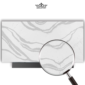 Popular Stone White Quartz Slabs 5014 Valley For Home