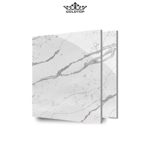Quartz Stone Tiles 5006 Calacatta Grigio Home Decoration