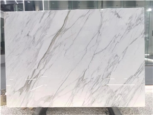 GOLDTOP Calacatta White Marble Floor Slabs