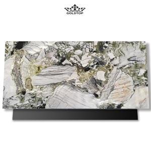 Goldtop OEM/ODM Polished Cold Emerald Marble Slab Natural Green Marble