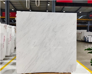 Beautiful Natural White Stone Polished White Marble Slab
