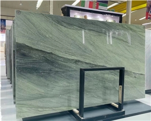 Blue Polished Customized Blue Quartzite Slab Wall Tiles