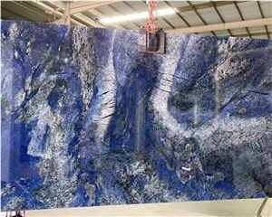 Chinese Factory Supplier New Arrival Blue Granite Slab