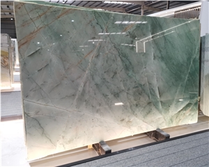 Green Gaya Quartzite Slab For Wall Design