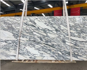 High Quality Arabescato Marble Natural White Slab Wall Tile