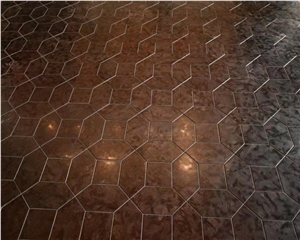 Natural Polished Leathered Black Granite Slab Flooring Tile