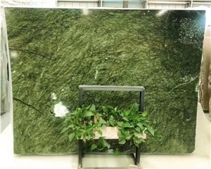 Natural Verde Ming Marble, Dandong Green Marble Slab Wall Tile