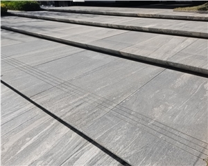 Shanshui Grey Granite Paving Tiles With Surface Flamed