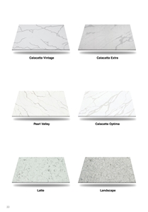 Snow White Quartz Slabs Pure White Quartz Stone Tiles