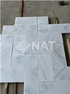 Carrara White Marble Polished Tiles