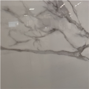 Artificial Stone Nano Glass White Slabs For Interior Wall