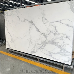 Best Quality Italy Honed Calacatta White Sintered Stone Tile