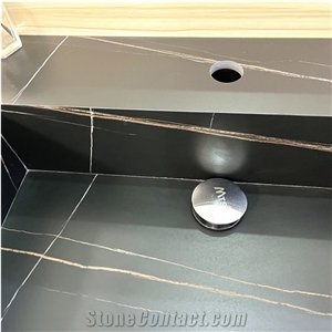 Hot Sale Balck Sintered Stone Bathroom Vanity Top Cabinet