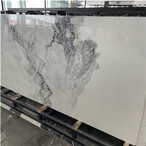 Solid Surface White Sintered Stone, Large Slabs