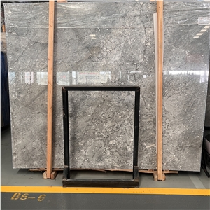 Best Selling Seashell Grey Marble Slabs For Wall And Floor