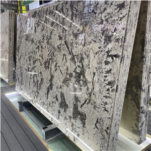 Brazilian Silver Fox Granite Slab For Flooring Walling Tiles